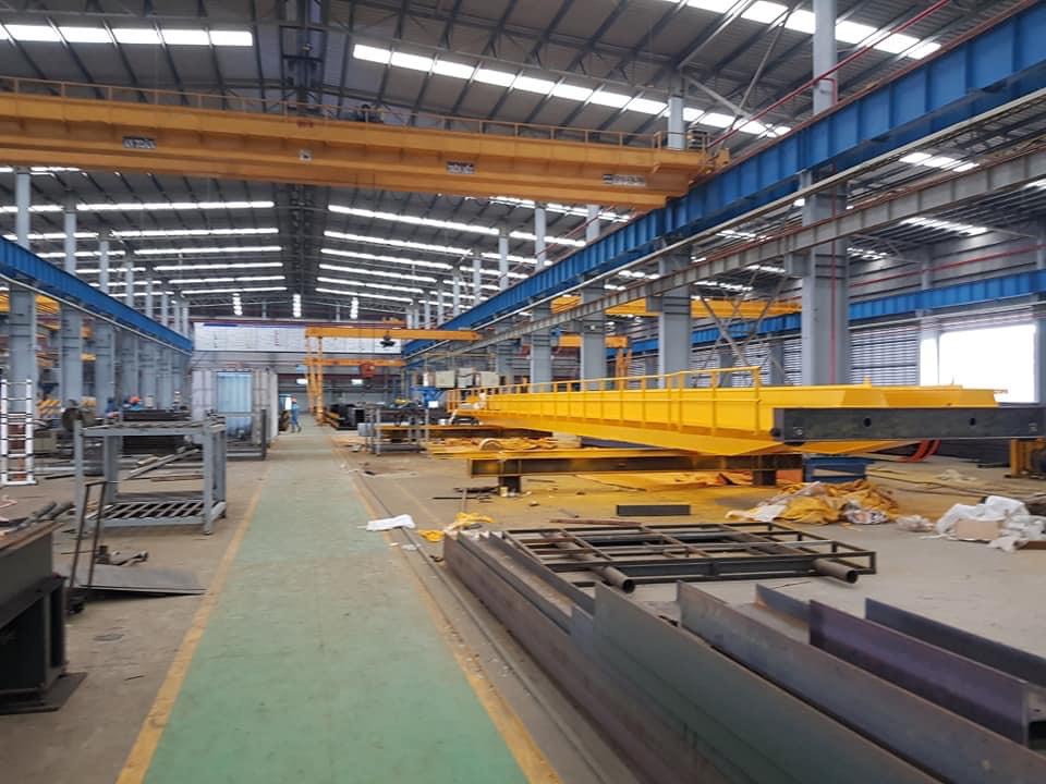 Gia công lắp cầu trục 10 ton