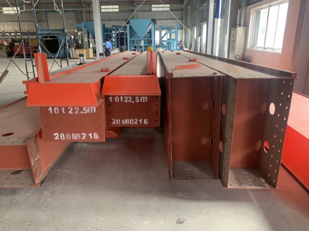 Lắp cẩu 10ton span 23m