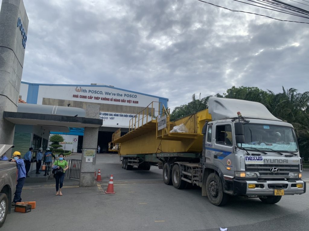 Vận chuyển cẩu trục 355 Ton