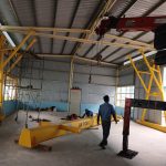 Lắp cổng trục 2 tấn