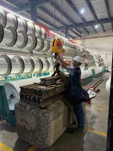 Thu tai cau truc 2 225x300 - Thử tải cẩu trục