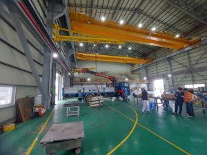 Kiem tra thu tai cau truc 2 300x225 - Kiểm tra thử tải cẩu trục