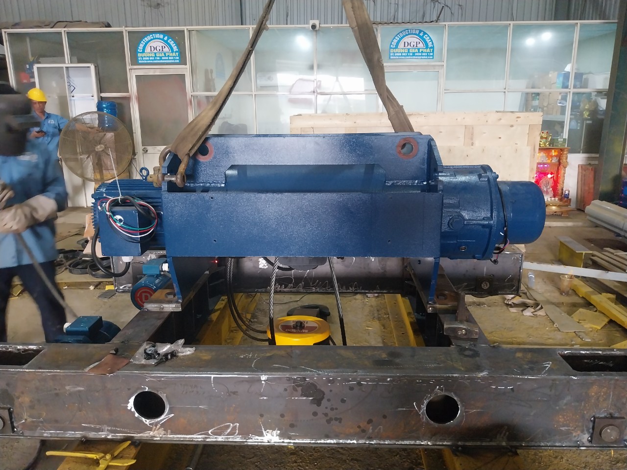 Xe rùa hoist 10 tấn - Cầu Trục, Cẩu Trục Nhà Xưởng, Cổng Trục, Palang ...